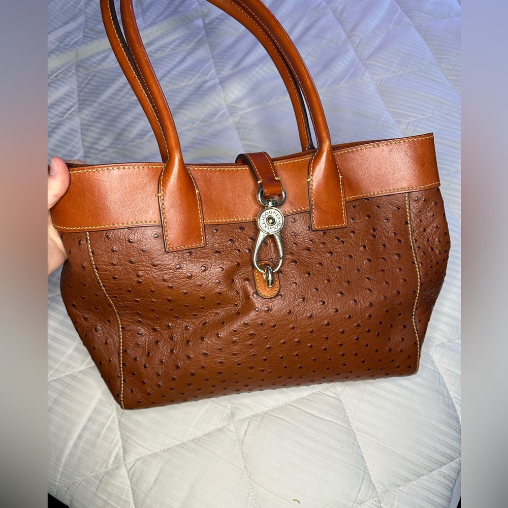 Doobey and Bourke ostrich purse